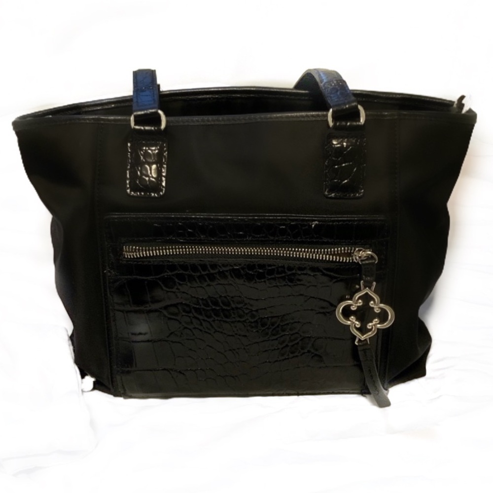 Brighton Tanya Organizer Tote with croc print